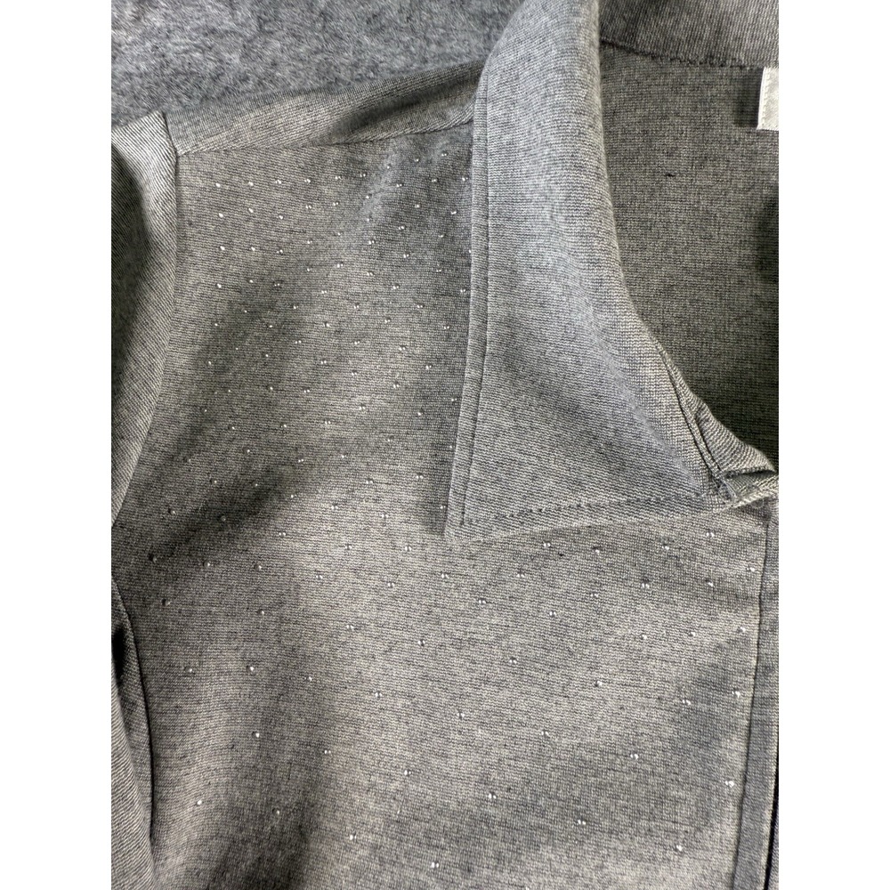 Cathy Daniel's Full Zip Sweatshirt With Sparkle Size 1X -see Photos - Picture 11 of 14